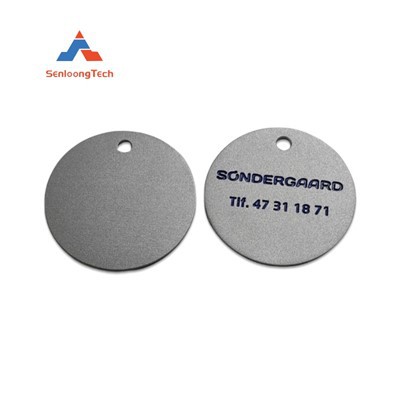 에칭 된 금속 명판 라벨