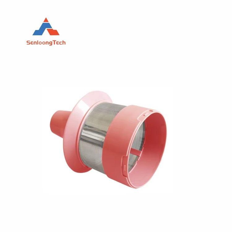 Vacuum cleaner red metal filter